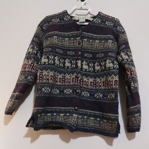 Vintage Shetland wool blend Sweater size M